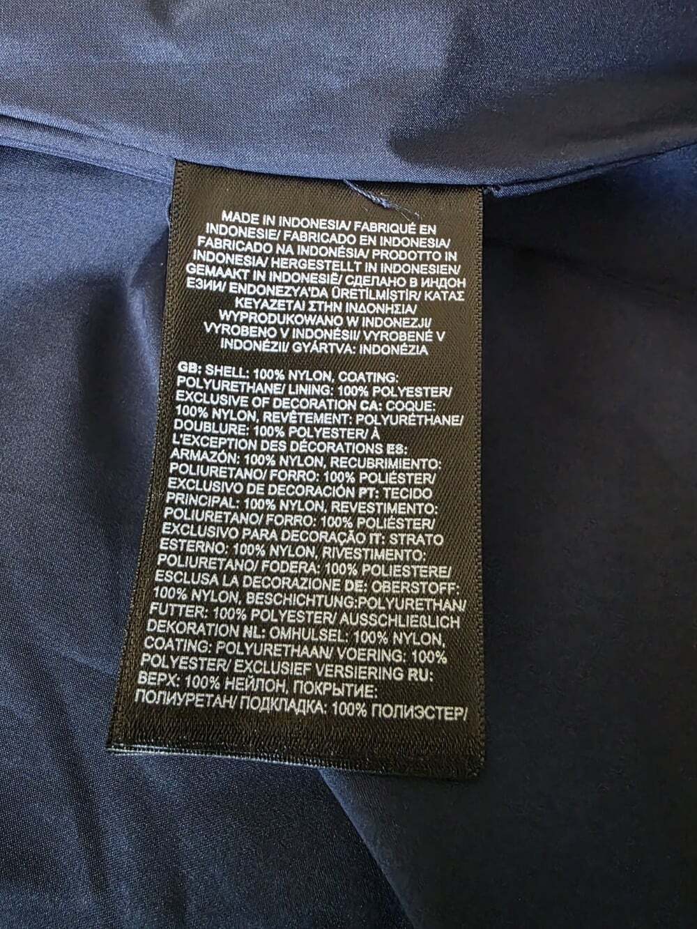 The North Face Keppler Rain Jacket Women L Summit Navy Hooded NWT - Picture 10 of 16